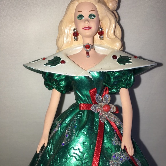 Vintage Hallmark Barbie Holiday Stocking Hanger - Picture 4 of 7